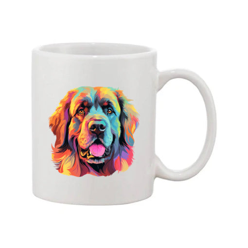 Mug - 11oz - Leonberger in vibrant watercolours 2