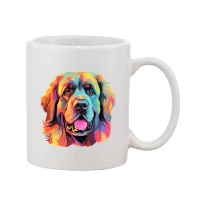 Mug - 11oz - Leonberger in vibrant watercolours 2