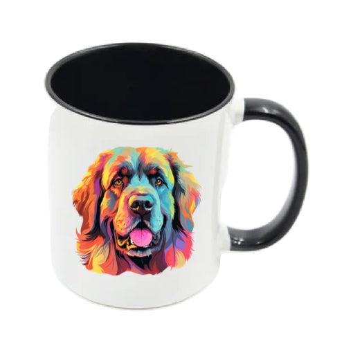 Mug - 11oz - Leonberger in vibrant watercolours 2