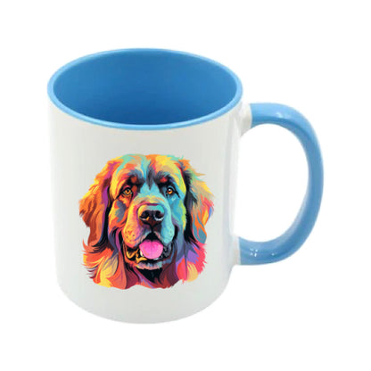 Mug - 11oz - Leonberger in vibrant watercolours 2
