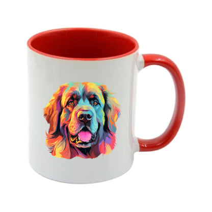 Mug - 11oz - Leonberger in vibrant watercolours 2