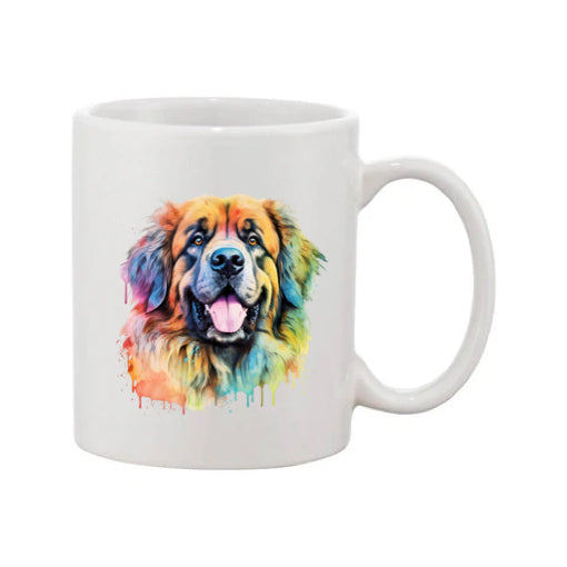 Mug - 11oz - Leonberger in vibrant watercolours 3