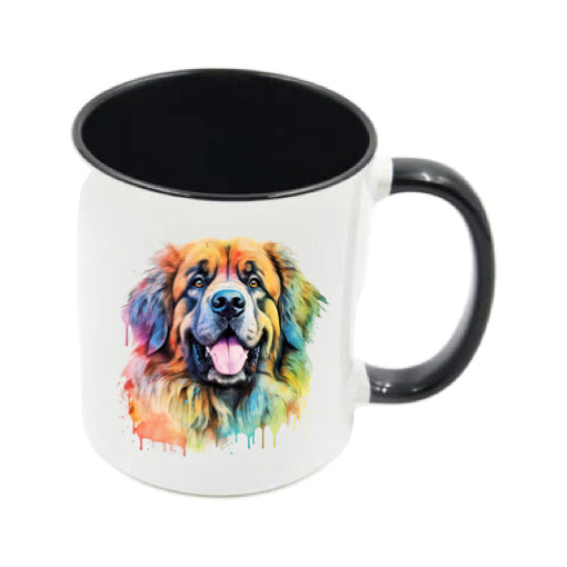 Mug - 11oz - Leonberger in vibrant watercolours 3