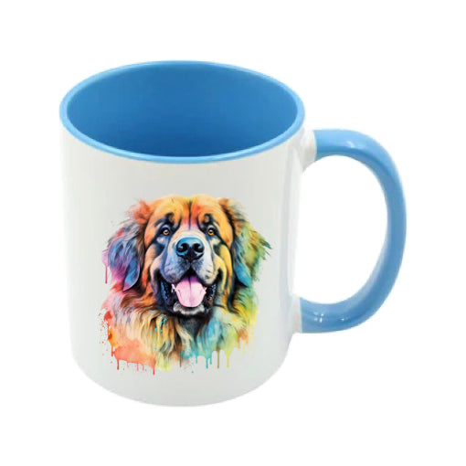 Mug - 11oz - Leonberger in vibrant watercolours 3