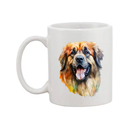 Mug - 11oz - Leonberger in vibrant watercolours 4