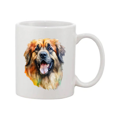 Mug - 11oz - Leonberger in vibrant watercolours 4