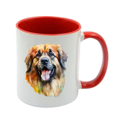 Mug - 11oz - Leonberger in vibrant watercolours 4