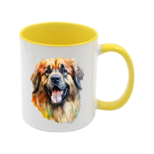Mug - 11oz - Leonberger in vibrant watercolours 4