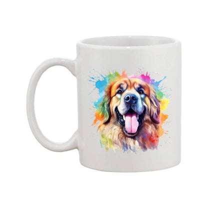 Mug - 11oz - Leonberger in vibrant watercolours 5