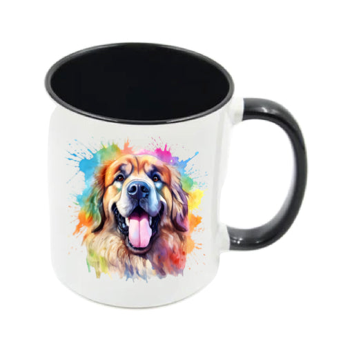 Mug - 11oz - Leonberger in vibrant watercolours 5