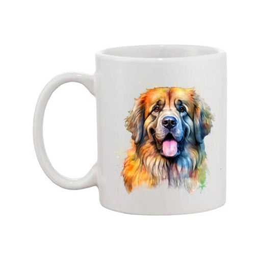 Mug - 11oz - Leonberger in vibrant watercolours 6