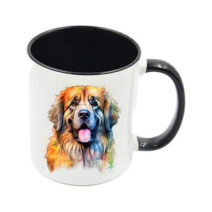 Mug - 11oz - Leonberger in vibrant watercolours 6