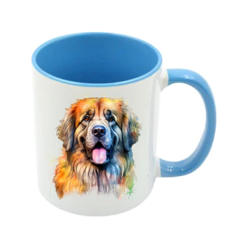 Mug - 11oz - Leonberger in vibrant watercolours 6