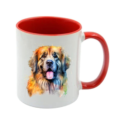 Mug - 11oz - Leonberger in vibrant watercolours 6