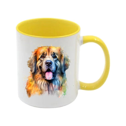 Mug - 11oz - Leonberger in vibrant watercolours 6