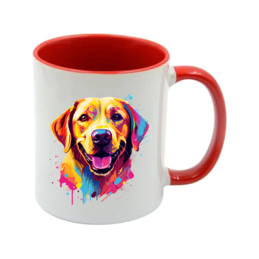 Mug - 11oz - Labrador in vibrant watercolours 1