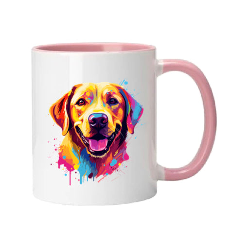 Mug - 11oz - Labrador in vibrant watercolours 1