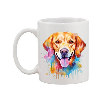 Mug - 11oz - Labrador in vibrant watercolours 2