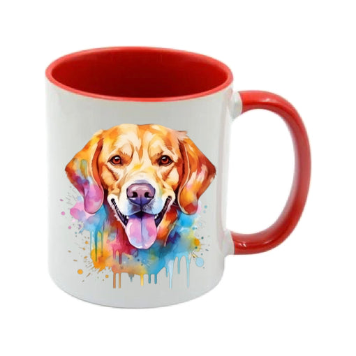 Mug - 11oz - Labrador in vibrant watercolours 2