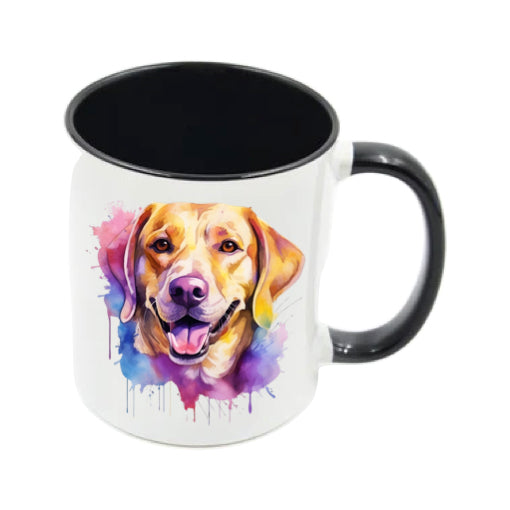 Mug - 11oz - Labrador in vibrant watercolours 3