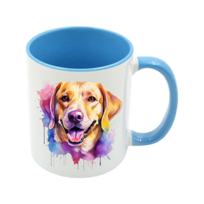 Mug - 11oz - Labrador in vibrant watercolours 3