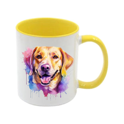 Mug - 11oz - Labrador in vibrant watercolours 3
