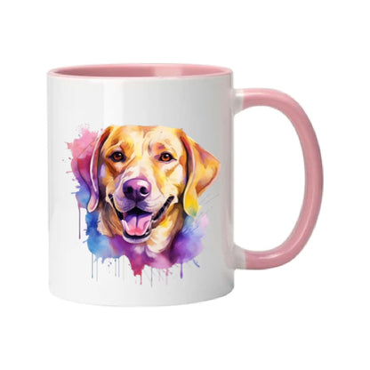 Mug - 11oz - Labrador in vibrant watercolours 3