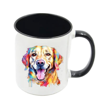 Mug - 11oz - Labrador in vibrant watercolours 4