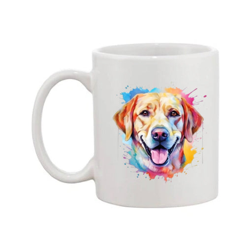 Mug - 11oz - Labrador in vibrant watercolours 5