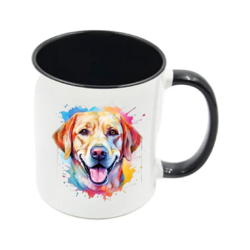 Mug - 11oz - Labrador in vibrant watercolours 5
