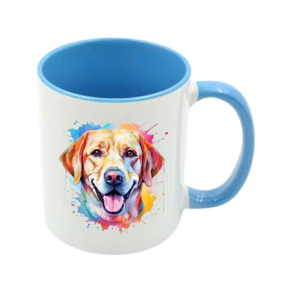 Mug - 11oz - Labrador in vibrant watercolours 5