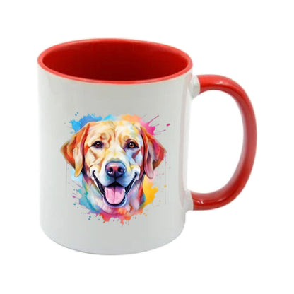 Mug - 11oz - Labrador in vibrant watercolours 5