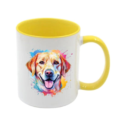 Mug - 11oz - Labrador in vibrant watercolours 5