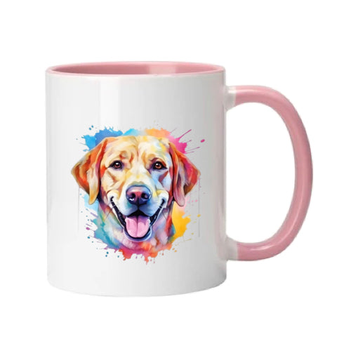 Mug - 11oz - Labrador in vibrant watercolours 5