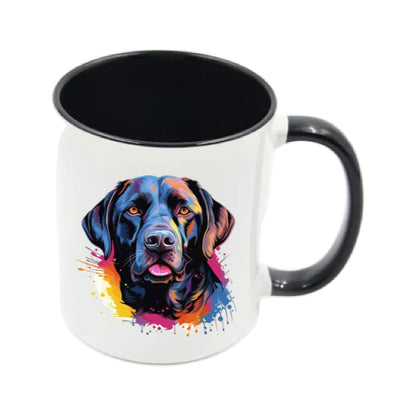 Mug - 11oz - Labrador in vibrant watercolours 7