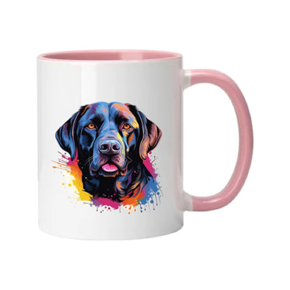 Mug - 11oz - Labrador in vibrant watercolours 7