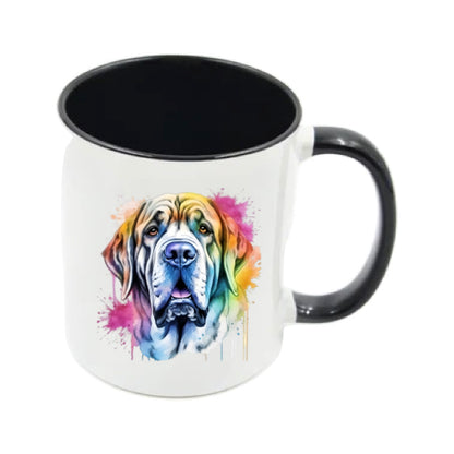Mug - 11oz - Mastiff in vibrant watercolours 3