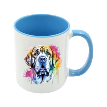 Mug - 11oz - Mastiff in vibrant watercolours 3