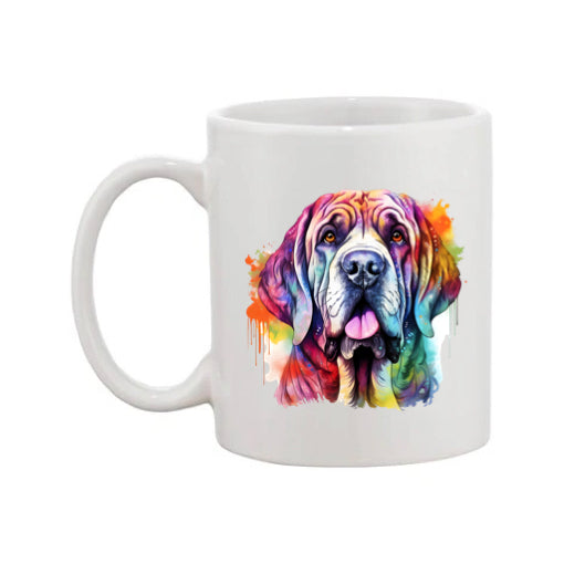 Mug - 11oz - Mastiff in vibrant watercolours 4