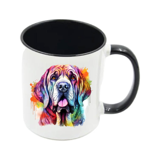 Mug - 11oz - Mastiff in vibrant watercolours 4