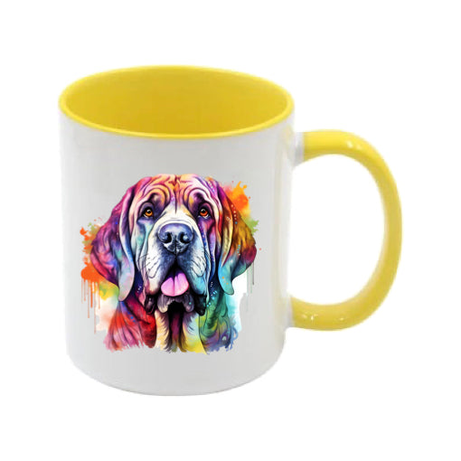 Mug - 11oz - Mastiff in vibrant watercolours 4