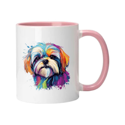 Mug - 11oz - Shih Tzu in vibrant watercolours 2