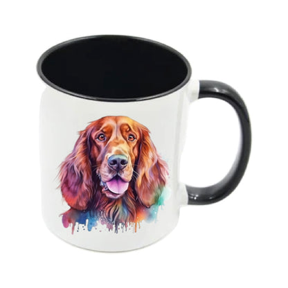 Mug - 11oz - Irish Setter in vibrant watercolours 2
