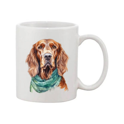 Mug - 11oz - Irish Setter in vibrant watercolours 5
