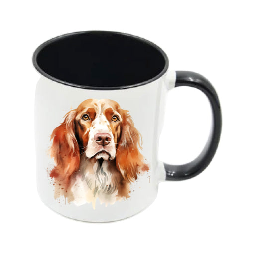 Mug - 11oz - Irish Red & White Setter in vibrant watercolours 4