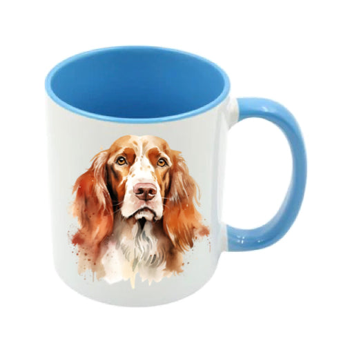 Mug - 11oz - Irish Red & White Setter in vibrant watercolours 4
