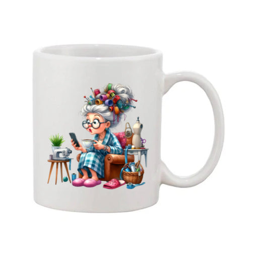 Mug - 11oz - Funny Crafting Grandma 1