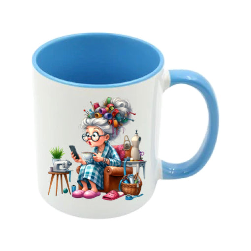 Mug - 11oz - Funny Crafting Grandma 1