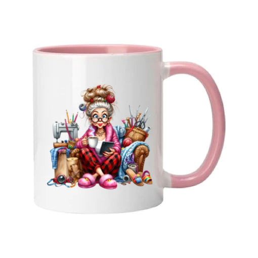 Mug - 11oz - Funny Crafting Grandma 2