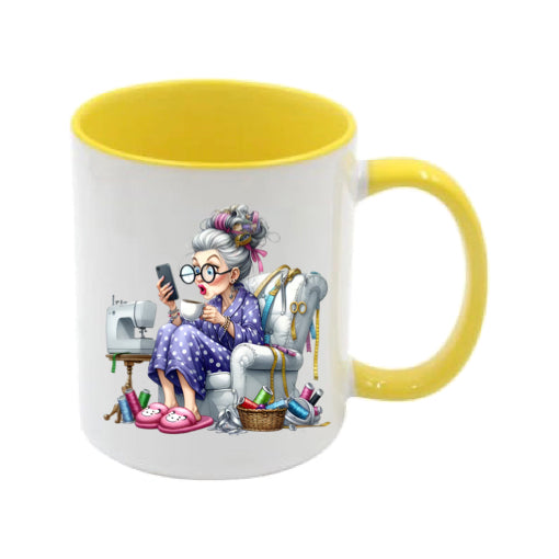 Mug - 11oz - Funny Crafting Grandma 3